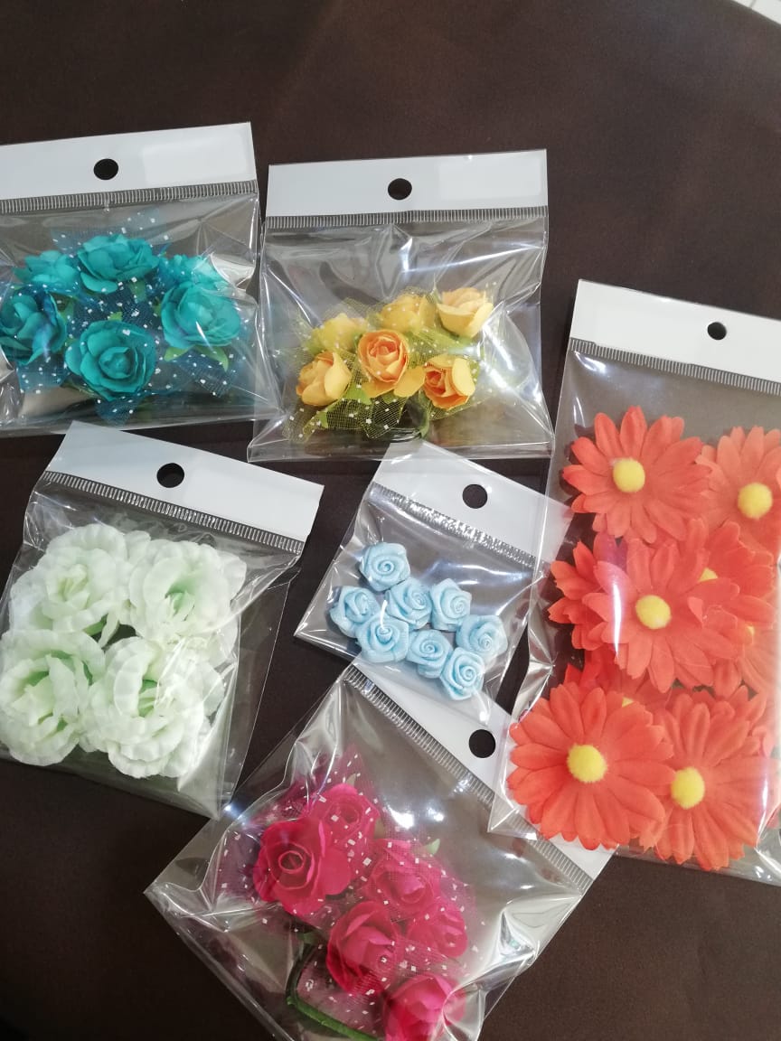 Flores Tela y Papel