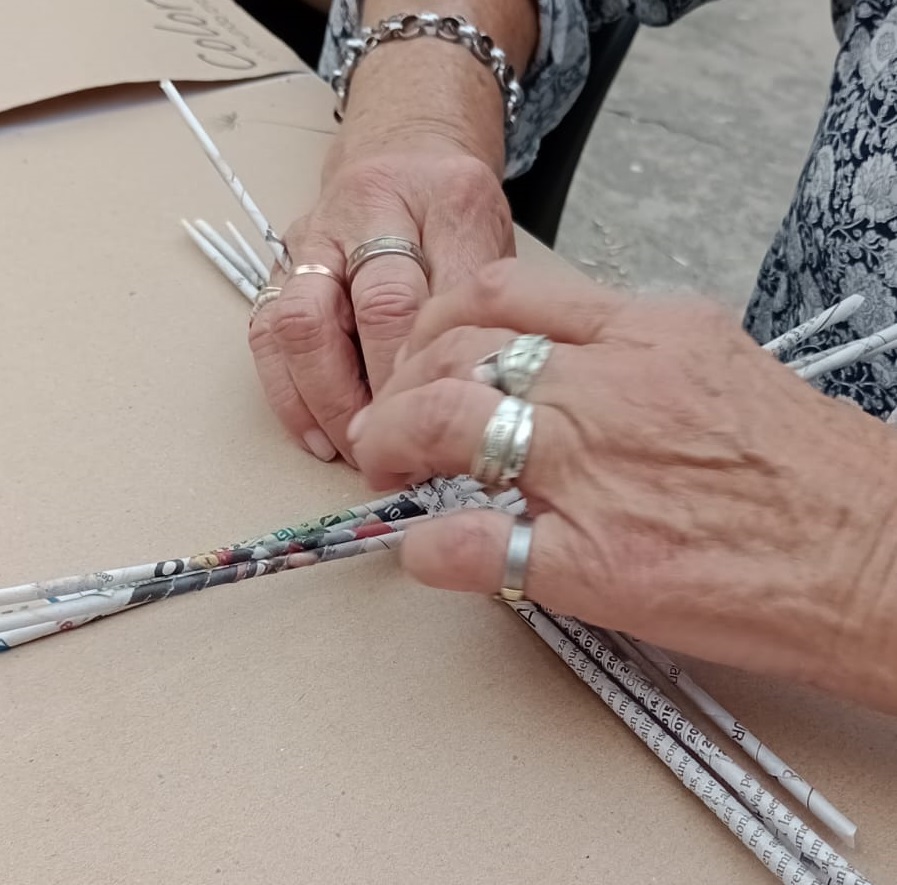Cestería en Papel